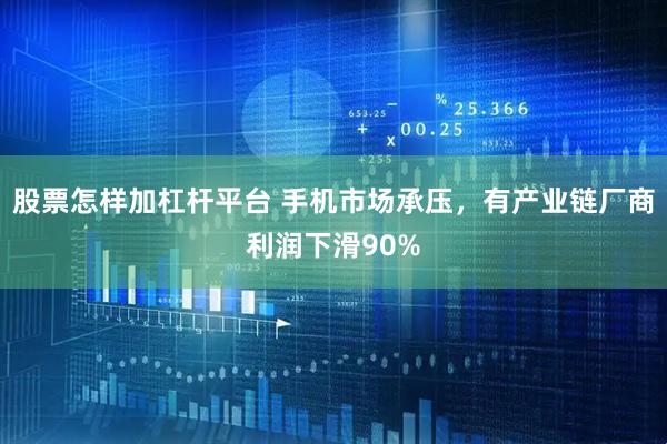 股票怎样加杠杆平台 手机市场承压，有产业链厂商利润下滑90%